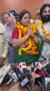 कोटा नगर निगम: बीजेपी की अनुसुइया गोस्वामी बनीं मेयर, चार्ज लेते ही लिया बड़ा फैसला